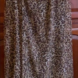 Leopard skirt used